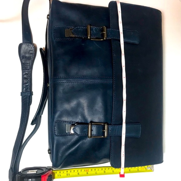 BNWT FRYE Unisex/Men’s Logan Messenger Bag NOT FLOOR MODEL TOP QUALITY - Picture 9 of 16